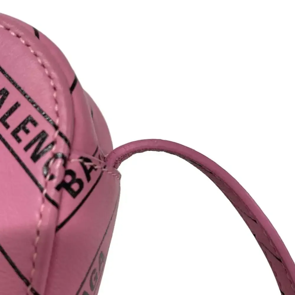 Balenciaga Everyday Camera Bag XS Shoulder Bag 552372 Pink Black - Picture 14 of 15